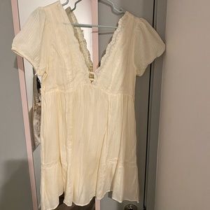 Urban outfitters cream dress